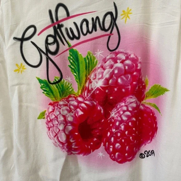 Golfwang / Tyler The Creator Raspberry Collared Shirt - Picture 3 of 3